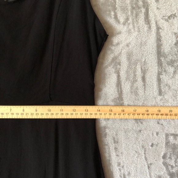 Adam Levine Mini Black Dress Size L Flowy A-Line Flare Whimsigoth Feminine - Picture 13 of 14